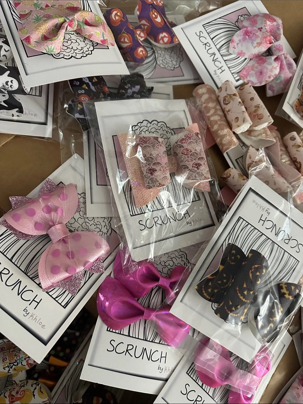 Pink Girls' Hair Bows - Assorted Pink Styles